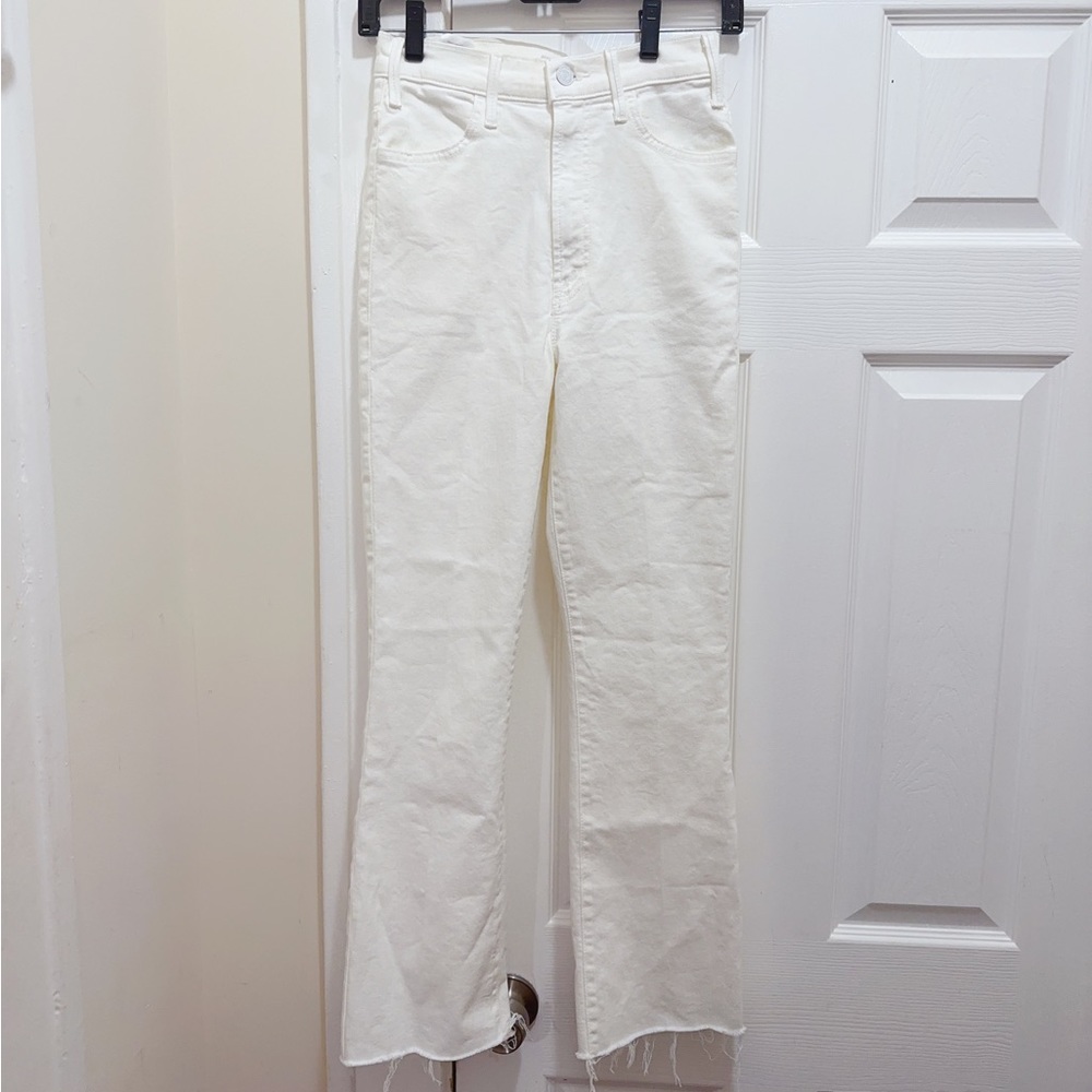 MOTHER The Hustler High-Rise Ankle Fray Jeans - Picture 5 of 7